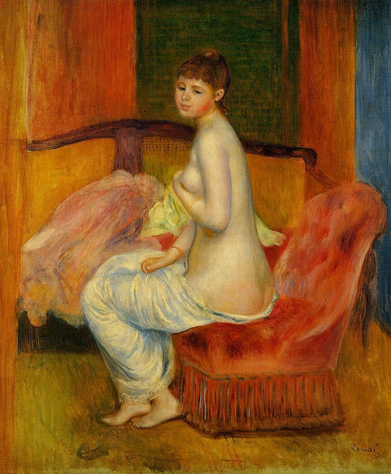 Seated nude at East 1885